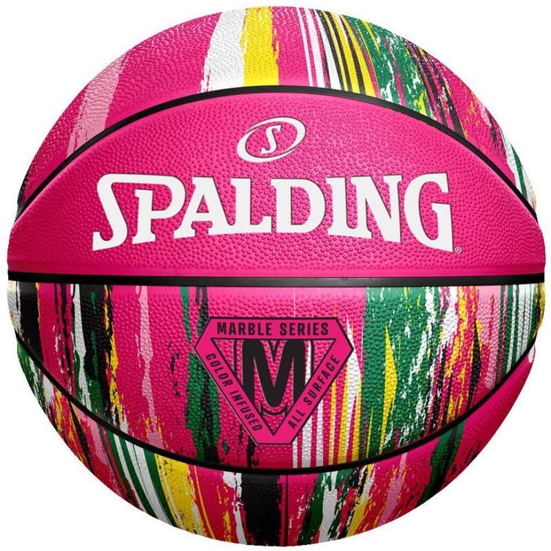 Spalding Basketball Marble Pink