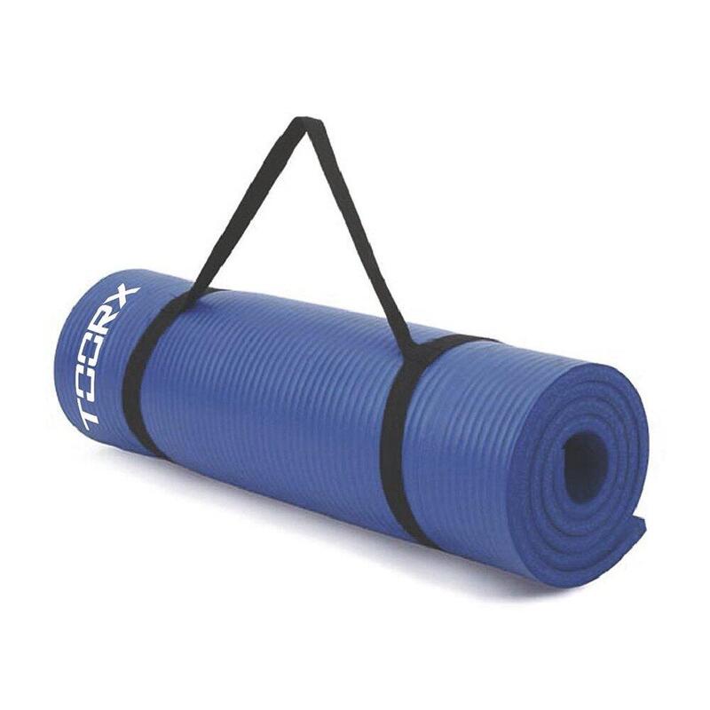 Fitnessmat Met Draagkoord - MAT-172 - Blauw - Unisex