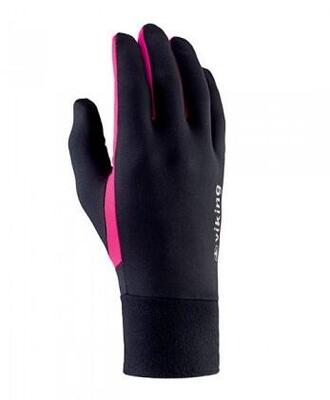Guanti Viking running e ciclismo neri