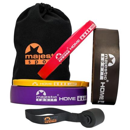 Zestaw gum do ćwiczeń Majestic Sport HOME BAND (4 szt.)