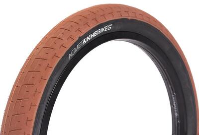 Bmx band acme 20 x 2.40 inch bruin-zwart khebikes