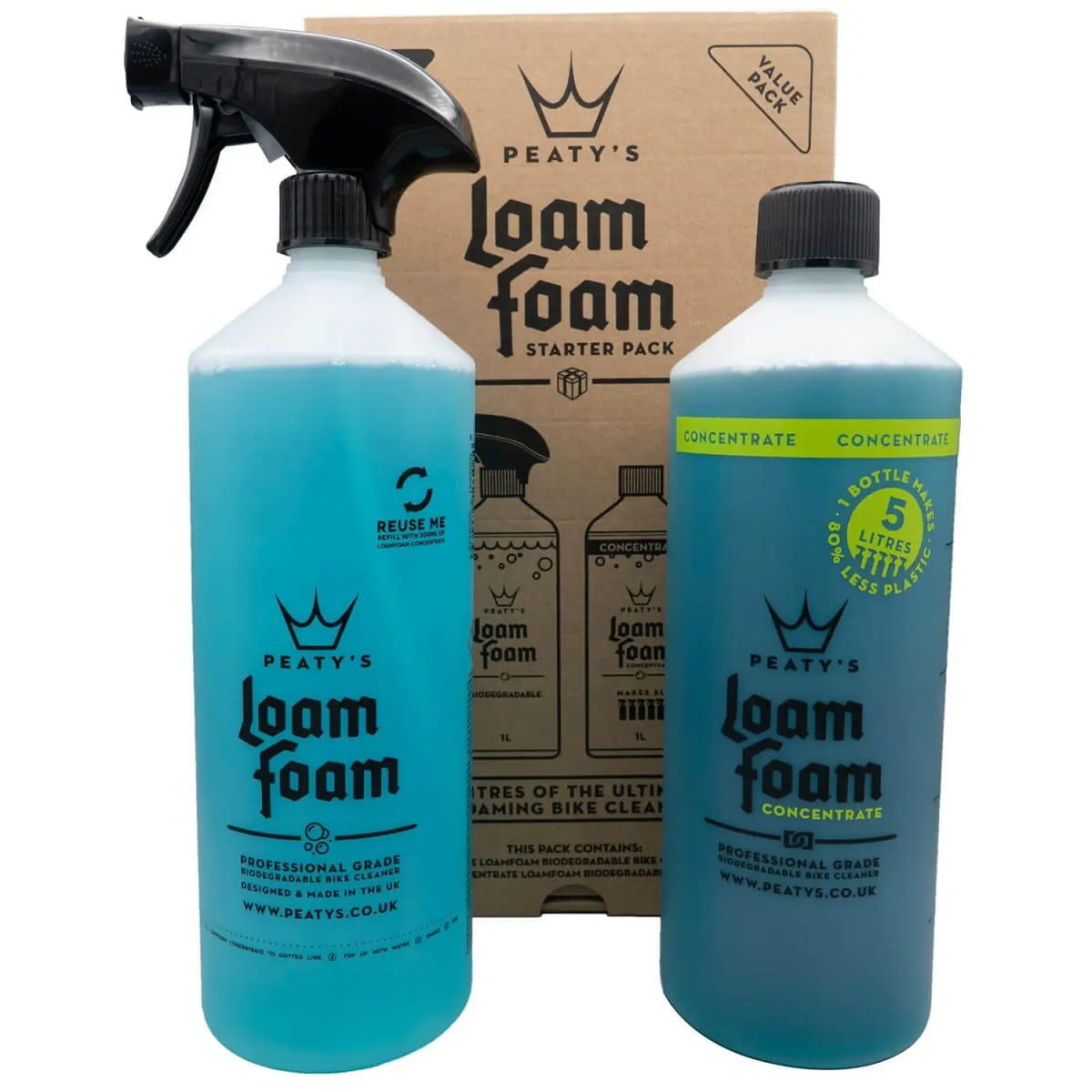 PEATY'S Peatys Bicycle Cleaning Kit - Loam Foam Starter Pack