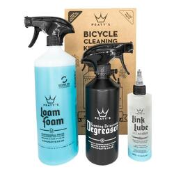 Coffret cadeau - Kit de nettoyage pour vélo - Laver Dégraisser Lubrifier
