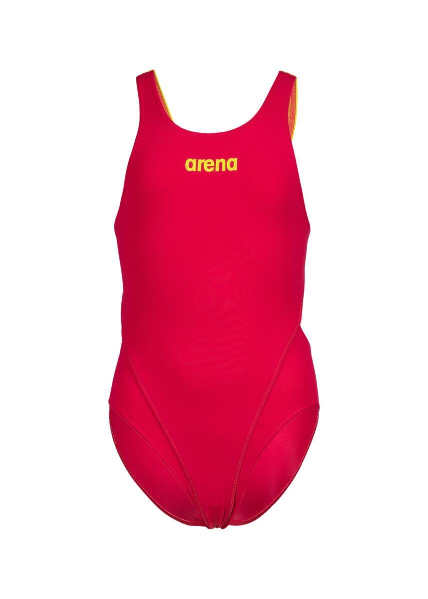 ARENA Arena Girl's Team Swim Tech Swimsuit - Freak/Soft Green