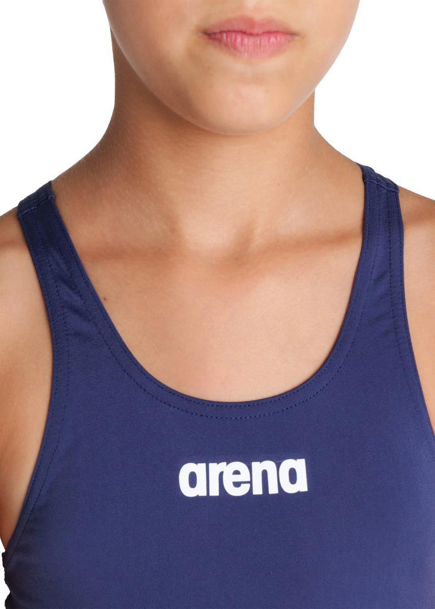 Arena Girl's Team Swim Tech Solid Swimsuit 4/5
