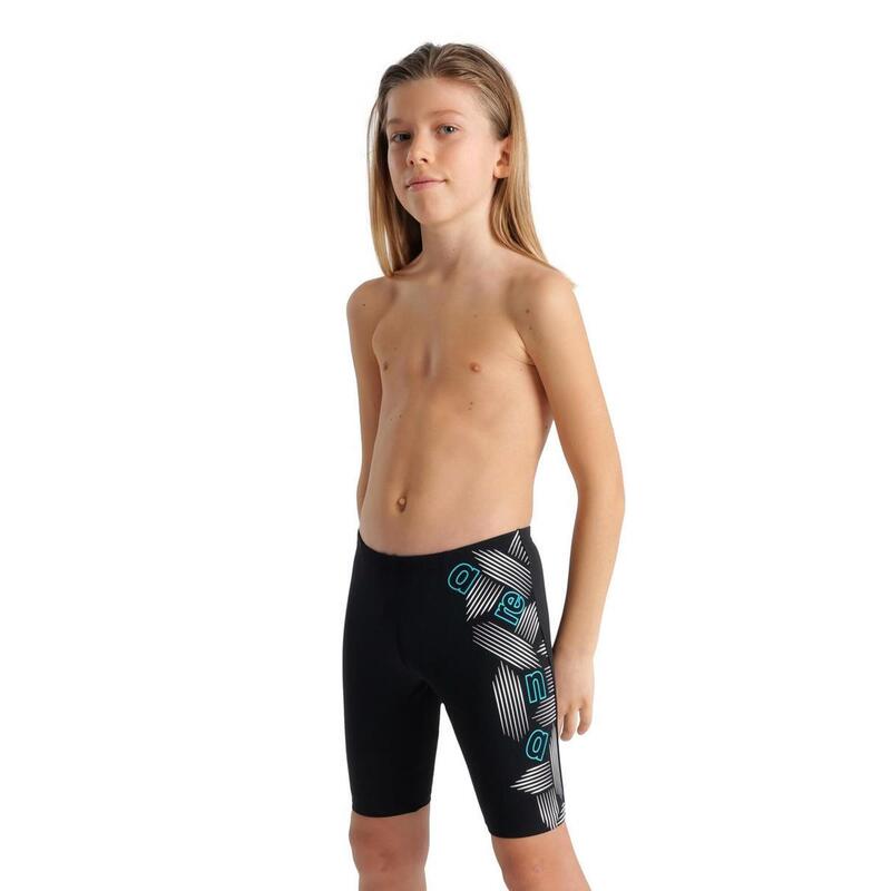 Arena B Swim Jammer Graphic Black