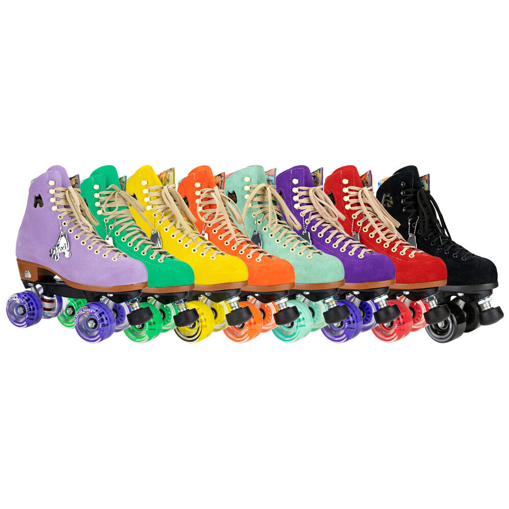 MOXI LOLLY HIGH TOP QUAD ROLLER SKATES WITH 65MM CLASSIC WHEELS - TAFFY 5/5
