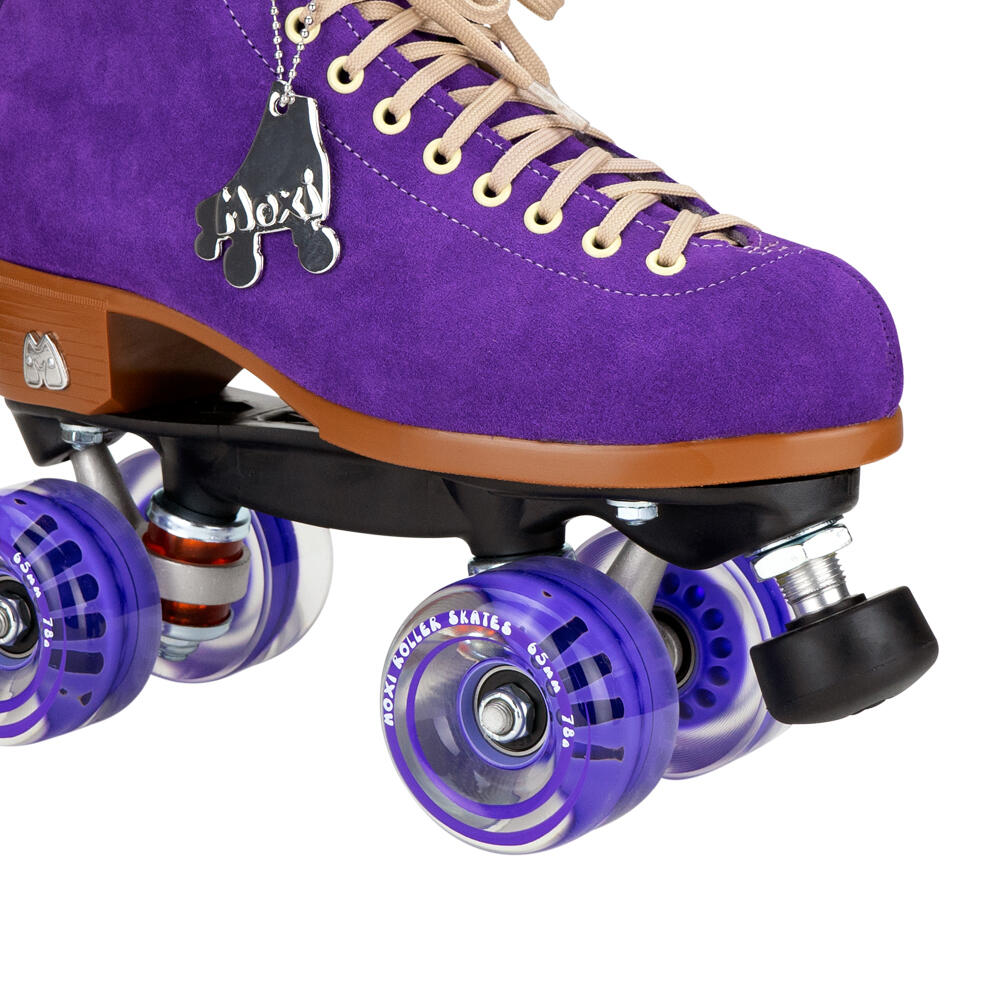 MOXI LOLLY HIGH TOP QUAD ROLLER SKATES WITH 65MM CLASSIC WHEELS - TAFFY 3/5