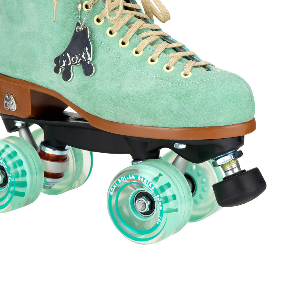 MOXI LOLLY HIGH TOP QUAD ROLLER SKATES WITH 65MM CLASSIC WHEELS - FLOSS 3/5