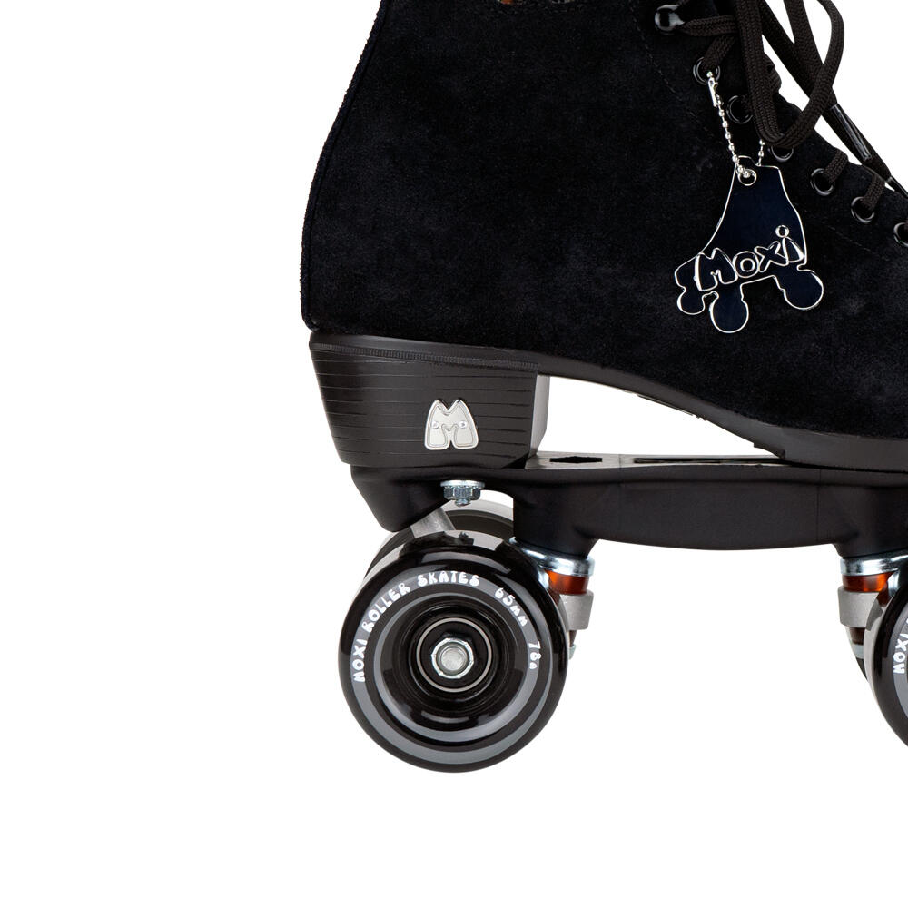 MOXI LOLLY HIGH TOP QUAD ROLLER SKATES WITH 65MM CLASSIC WHEELS - CLASSIC BLACK 4/5