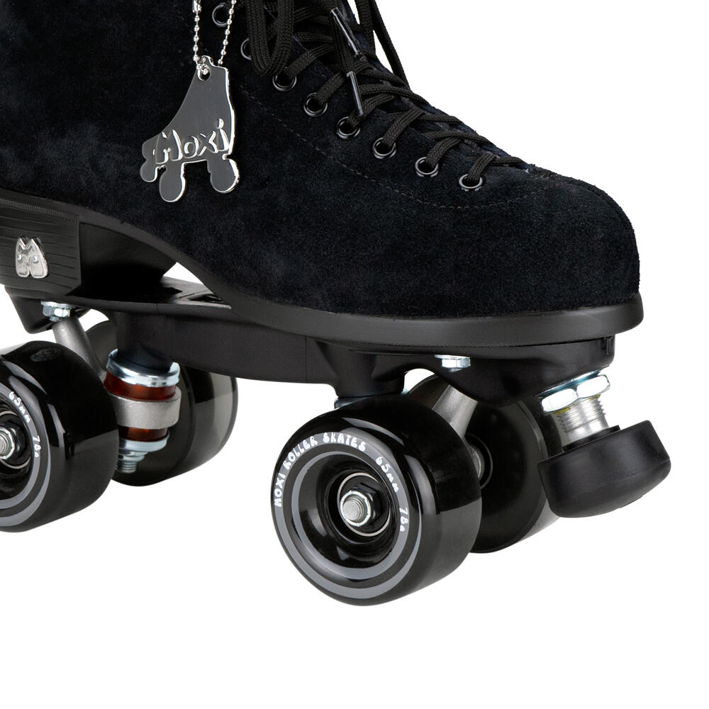 MOXI LOLLY HIGH TOP QUAD ROLLER SKATES WITH 65MM CLASSIC WHEELS - CLASSIC BLACK 3/5