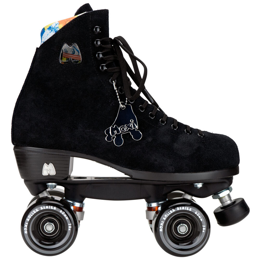 MOXI LOLLY HIGH TOP QUAD ROLLER SKATES WITH 65MM CLASSIC WHEELS - CLASSIC BLACK 2/5