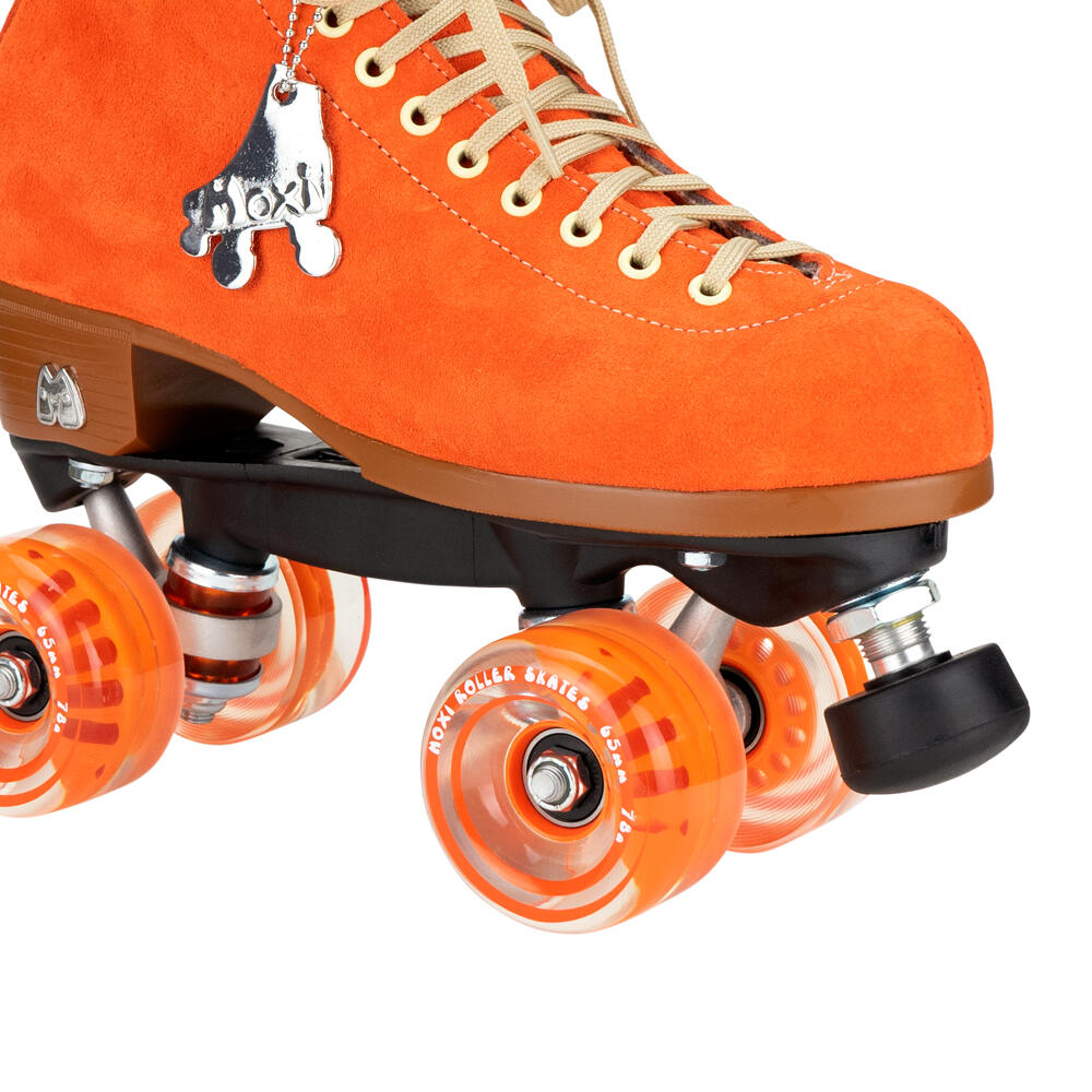 MOXI LOLLY HIGH TOP QUAD ROLLER SKATES WITH 65MM CLASSIC WHEELS - CLEMENTINE 3/5
