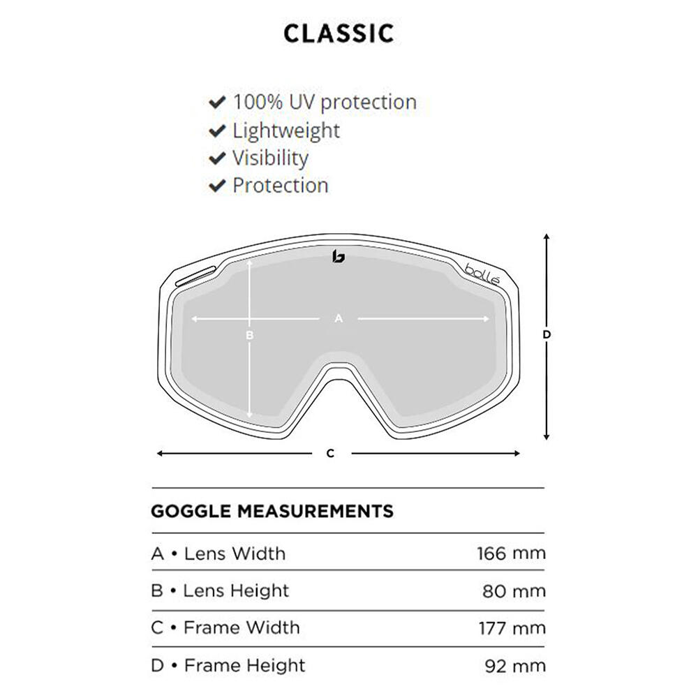 Maschera da Sci Y7 OTG - Lente Cat 3 - Adulto 3/5