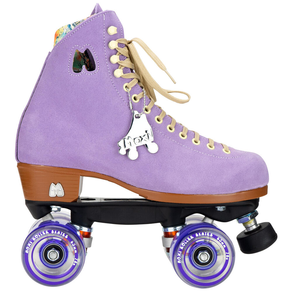 MOXI LOLLY HIGH TOP QUAD ROLLER SKATES WITH 65MM CLASSIC WHEELS - LILAC 2/5