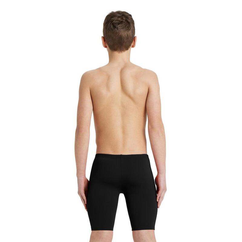 Garçon Team Solid Jammer De Natation - Noir/Blanc