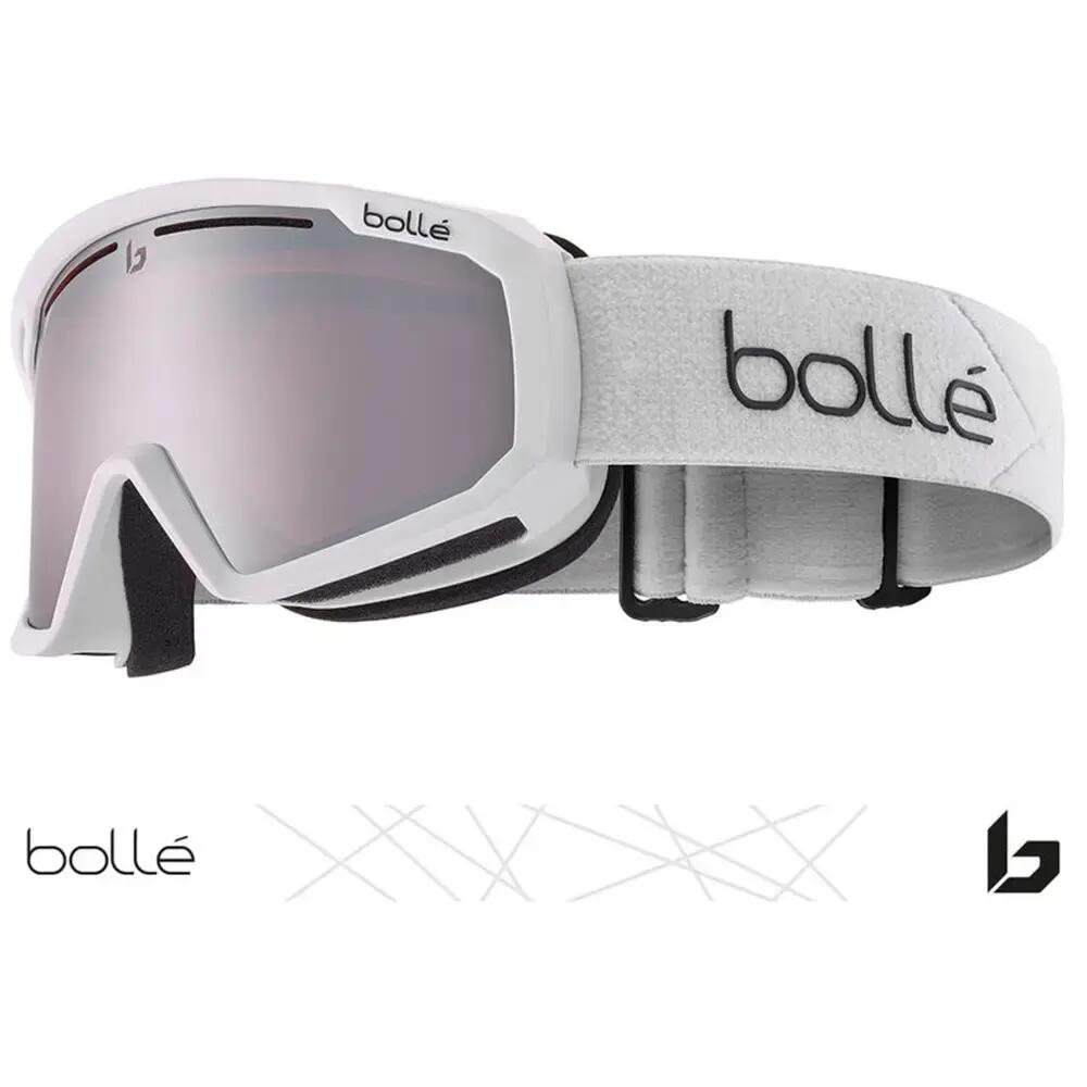 Y7 OTG Unisex Snow Goggles - Matte White/Vermillon Gun