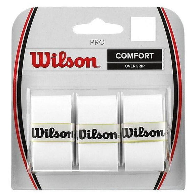 Owijka wierzchnia tenisowa Wilson Pro Overgrip white x3