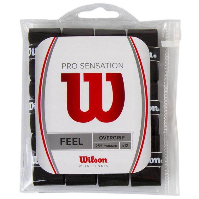 Overgrip Wilson Set Pro Sensation Black, culoare Black, set 12