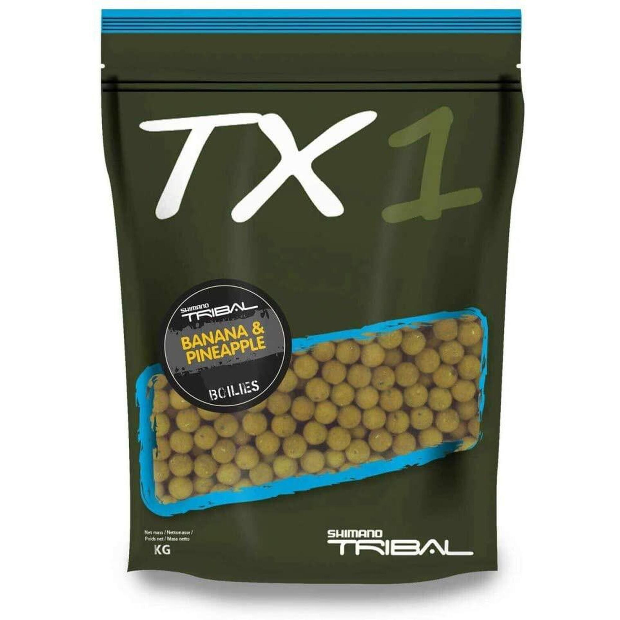 Boilies Shimano Bait TX1 Banana & Pineapple 5kg