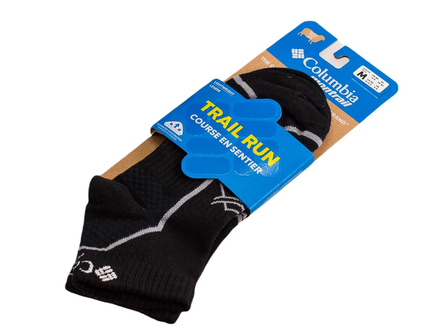 Skarpetki biegowe Unisex Columbia Run Low Cutblack 4/4