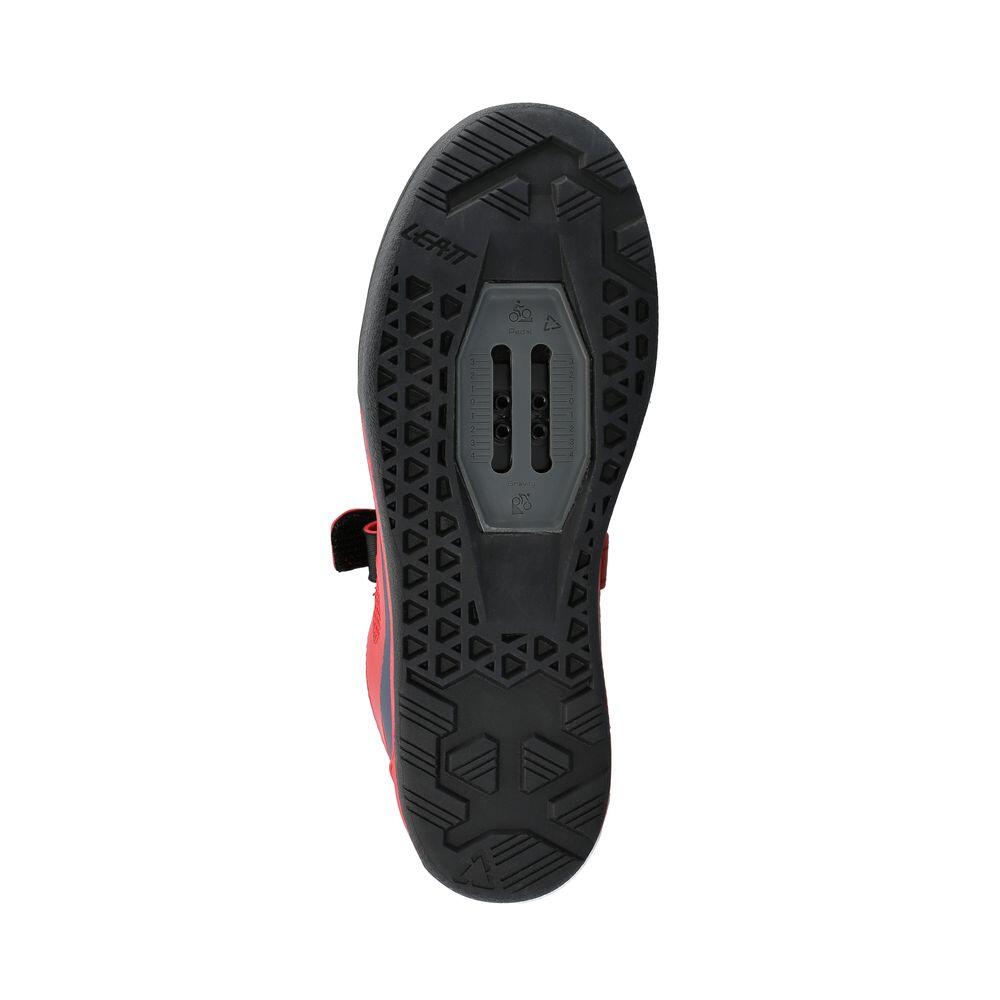 Chaussures de cyclisme homme VTT 5.0 Rouge 3/6