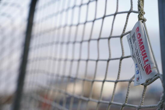 2er-Set Porf 5-a-side Fußballtornetze - 4mm Maschenweite 120mm, Farbe: grün