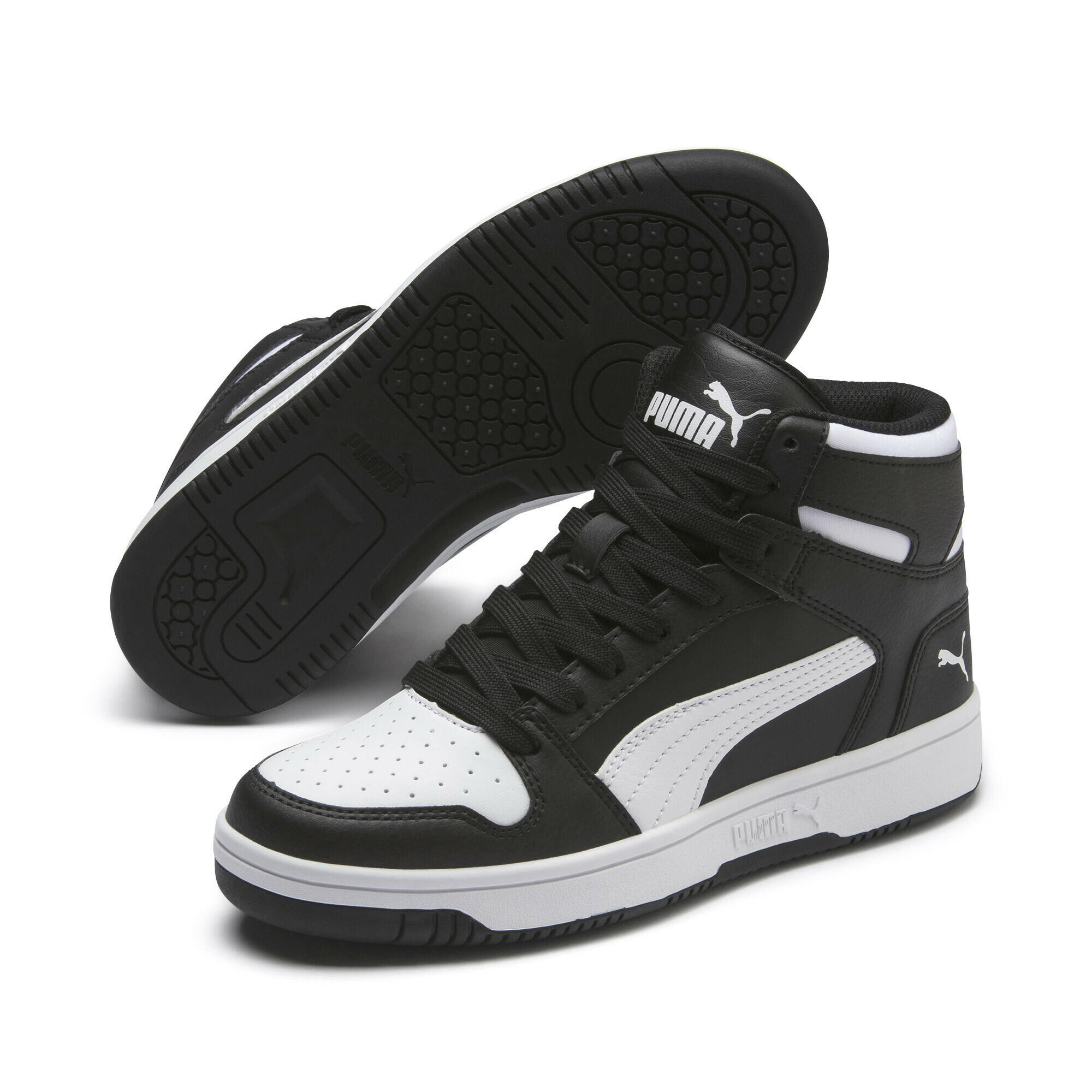 Puma - Chaussures De Basket-ball Puma Rebound Layup Sl Junior Pour Garçon - Baskets - Noir - 38,5 - Decathlon