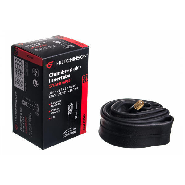 FIETS LUCHTKUSSEN 350 x 28-42A HUTCHINSON VALVE STANDAARD 35mm 73g