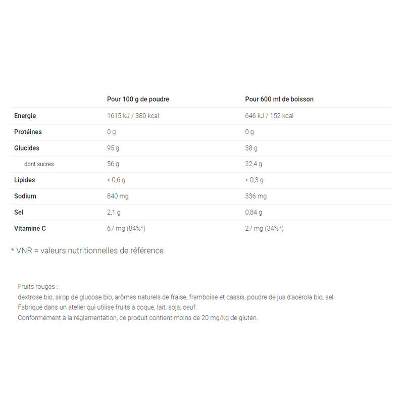 Isotone drank - Hydrixir Bio Rode vruchten - 500g