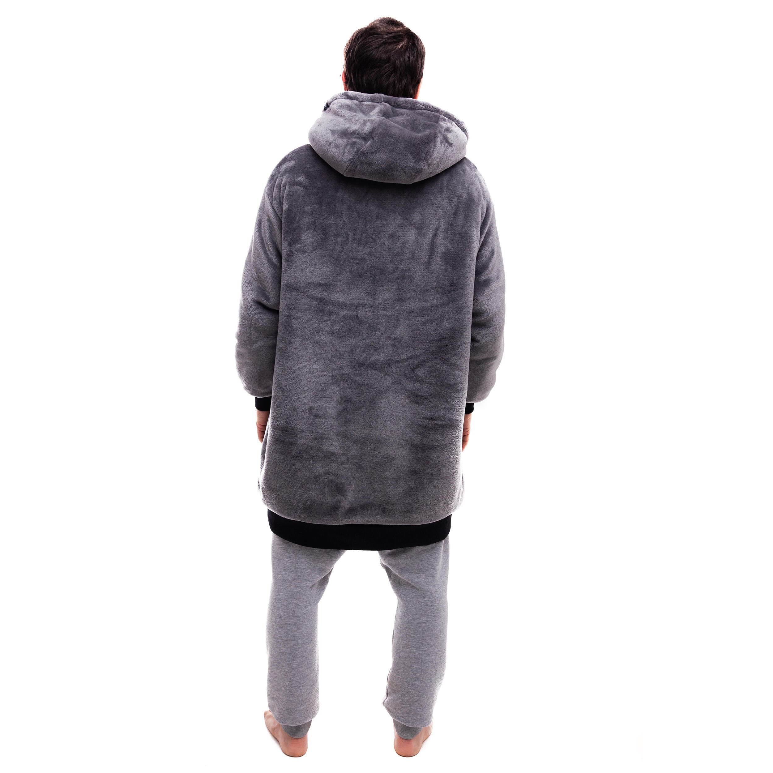 ALL-IN Plaid Poncho 3/5