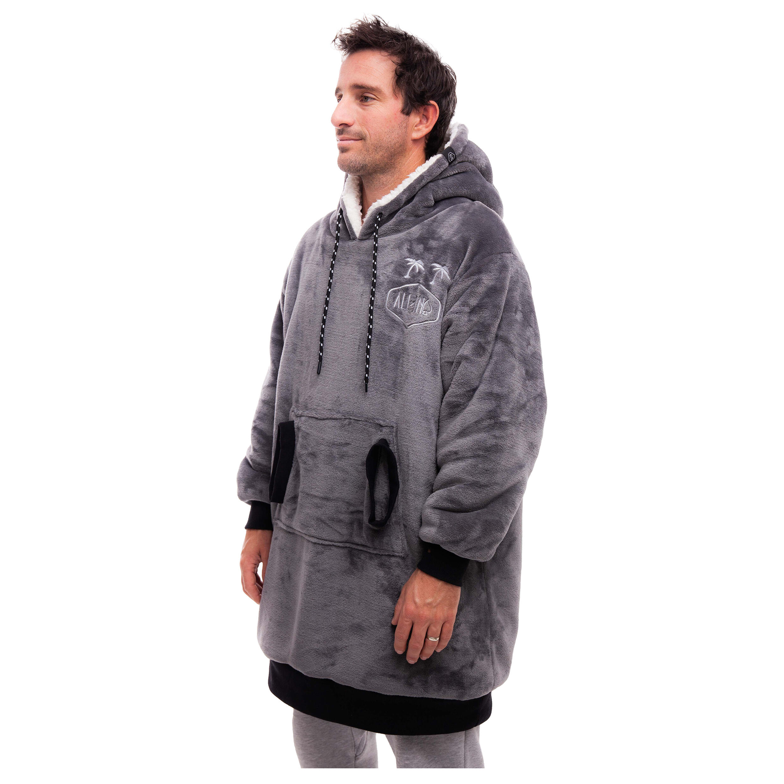 ALL-IN Plaid Poncho 4/5