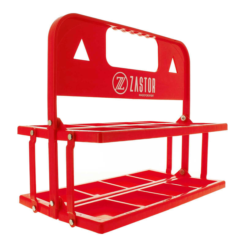 Portabotellas Plegable Zastor MOE-8 Botellas Rojo