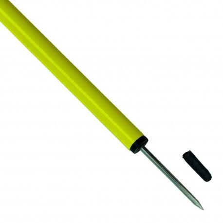 Juego 4 Picas Slalom ZASTOR 160 cm Punta Acero AMARILLO 3/3