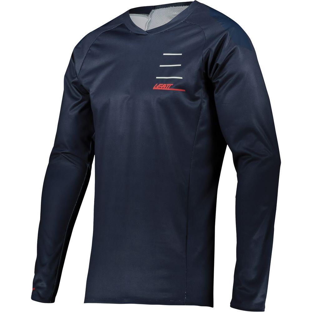 Leatt - Maillot De Cyclisme Vtt 5.0 Homme Bleu - Maillot Manches Longues - Bleu - 38 S - Decathlon