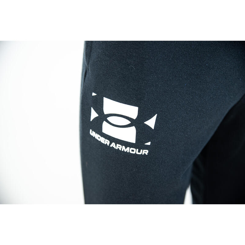 Pantaloni Under Armour Rival Terry, Nero, Bambini