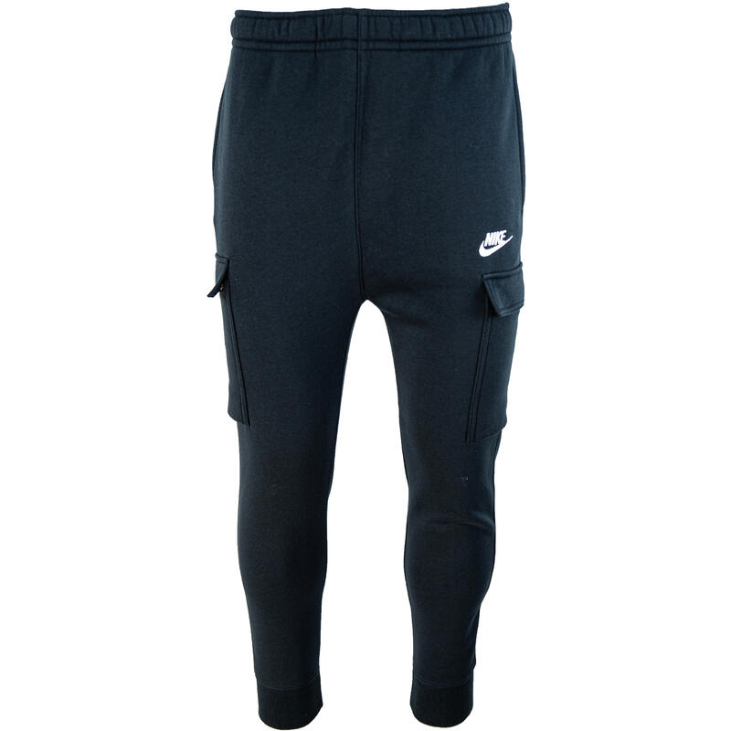 Pantaloni barbati Nike Sportswear Club Fleece Cargo, Negru