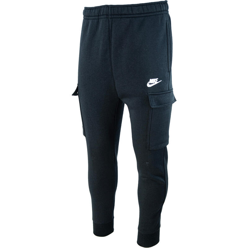 Pantaloni barbati Nike Sportswear Club Fleece Cargo, Negru