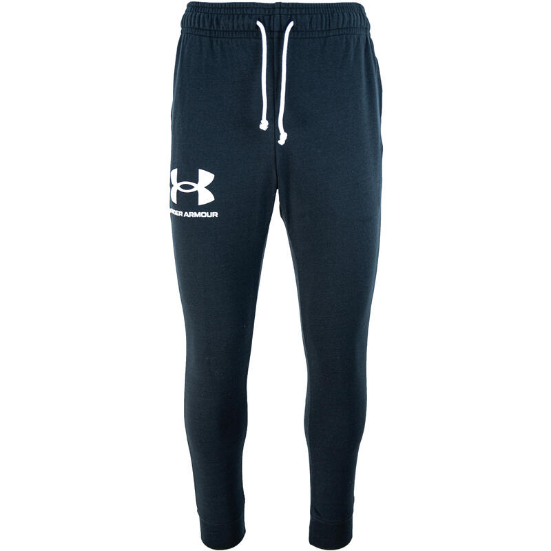 Pantaloni barbati Under Armour Rival Terry Joggers, Negru