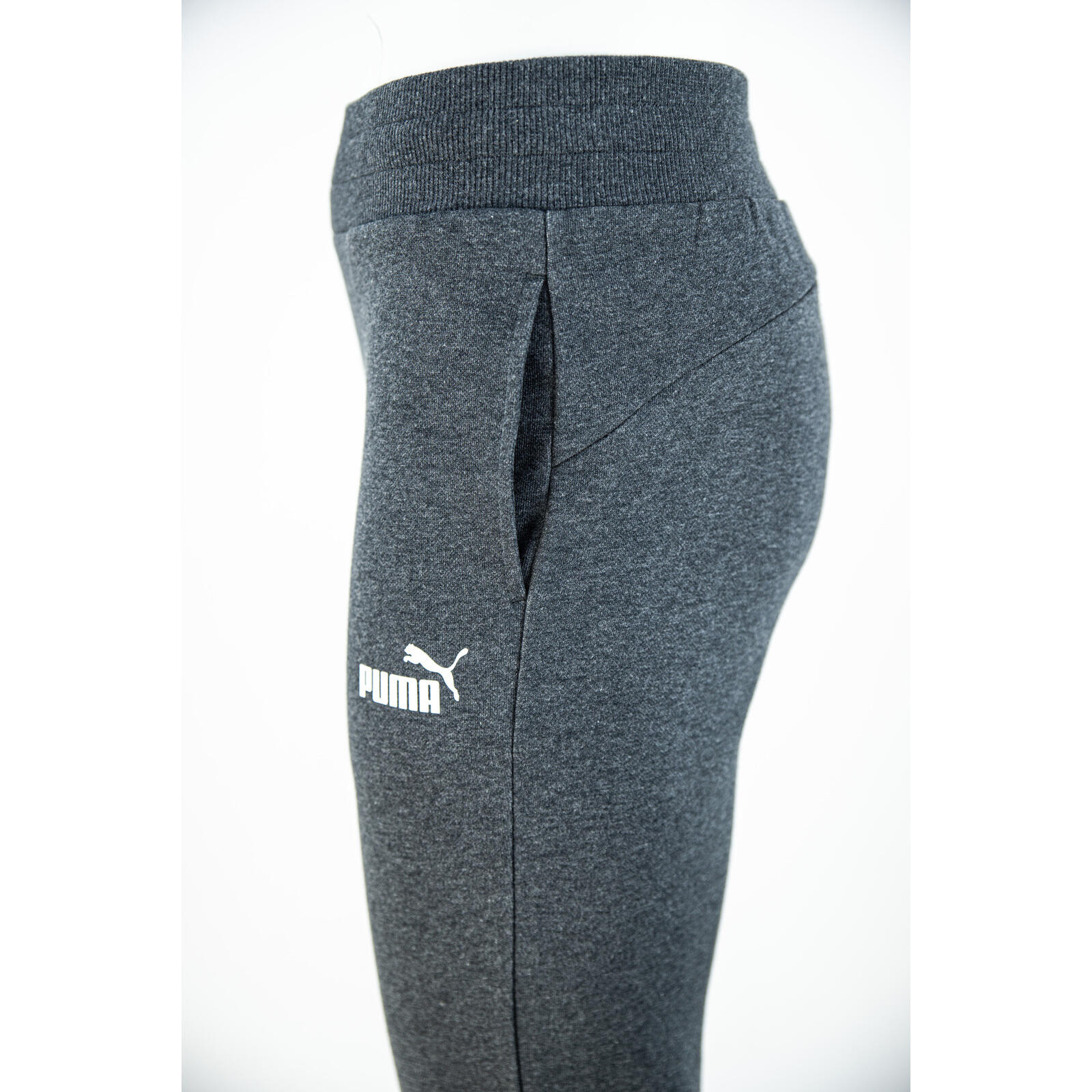 Pantalon Puma Essentials, Gris, Femmes 4/5