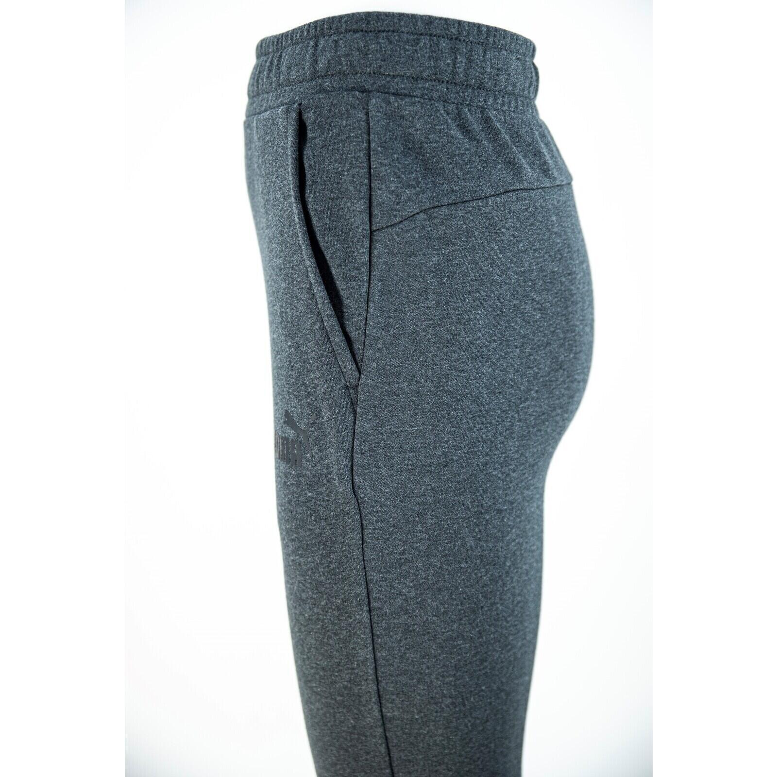 Un pantalon Puma Ess Logo, Gris, Hommes 4/5