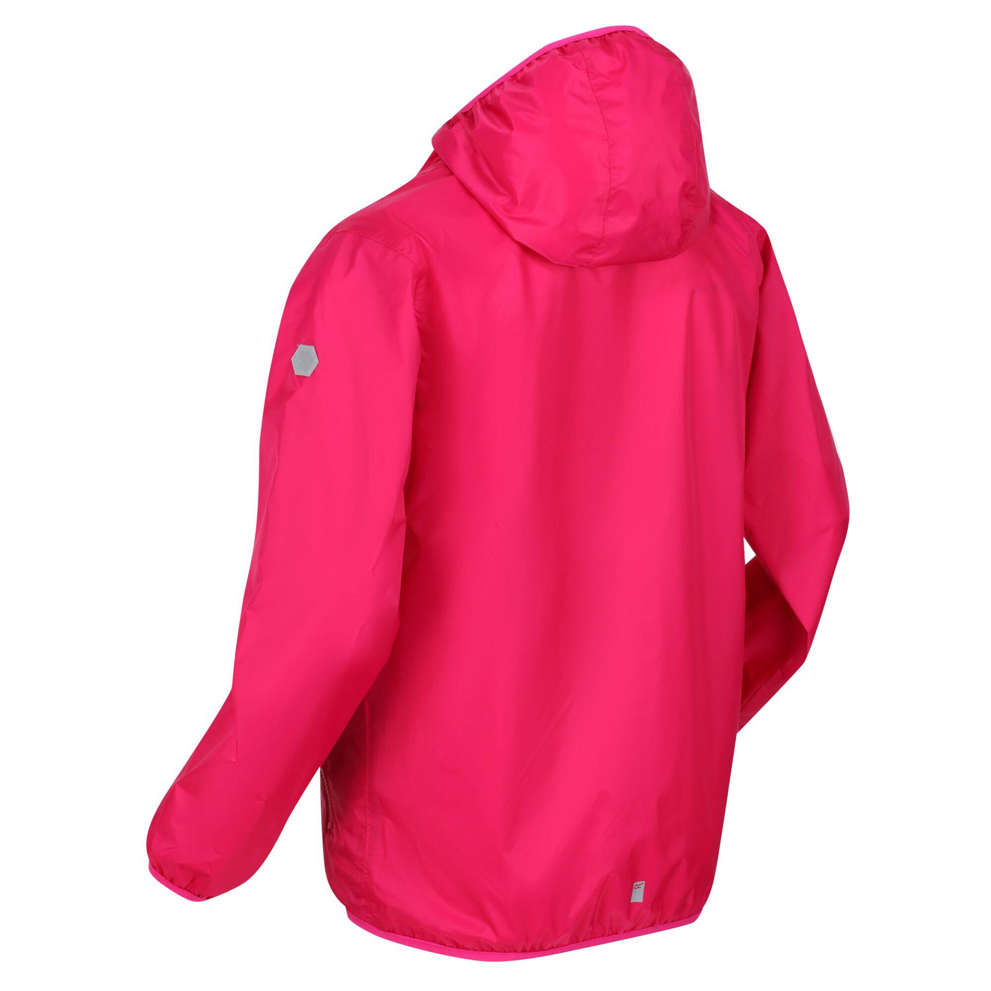 Great Outdoors Childrens/Kids Lever II Packaway Rain Jacket (Pink Fusion) 3/5