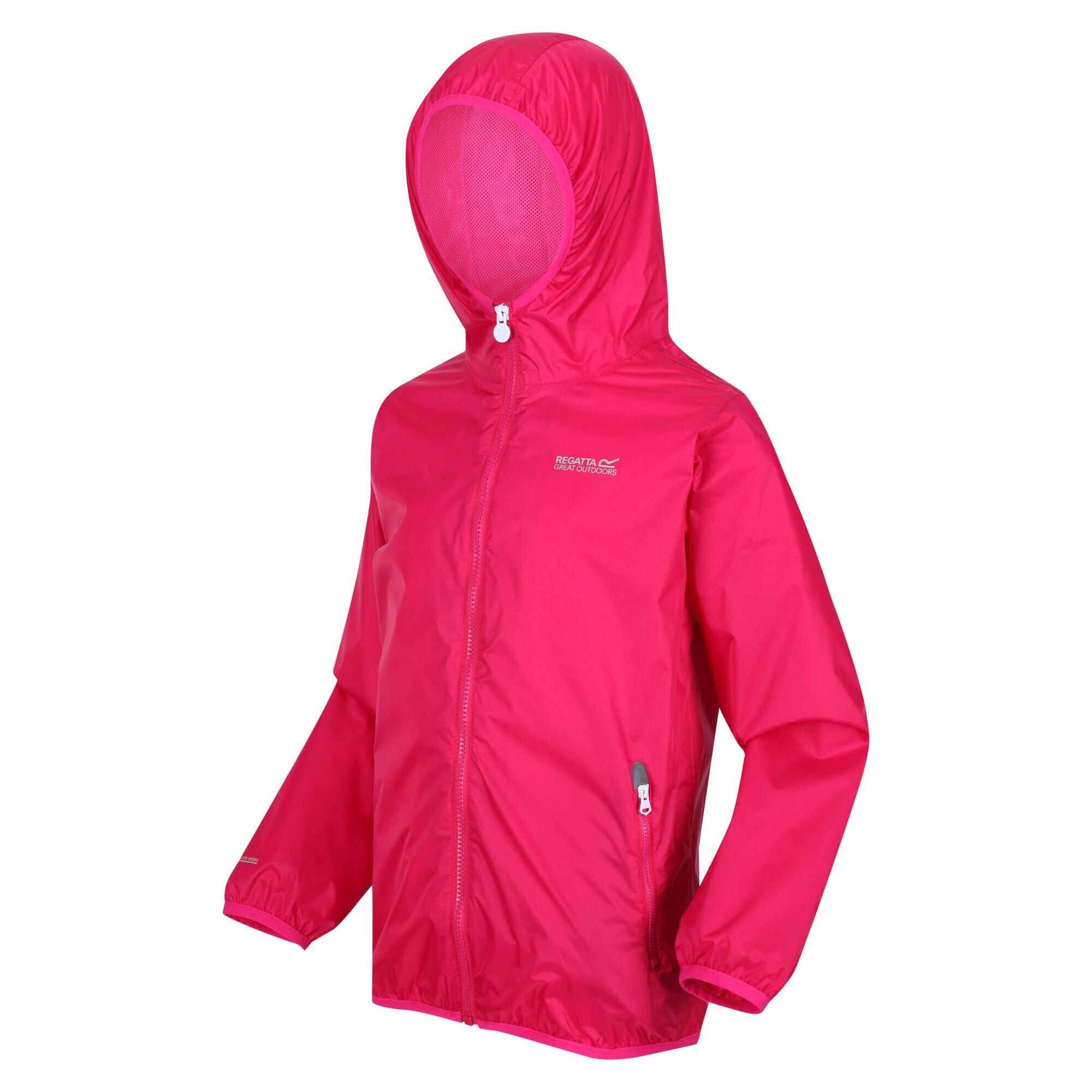 Great Outdoors Childrens/Kids Lever II Packaway Rain Jacket (Pink Fusion) 4/5