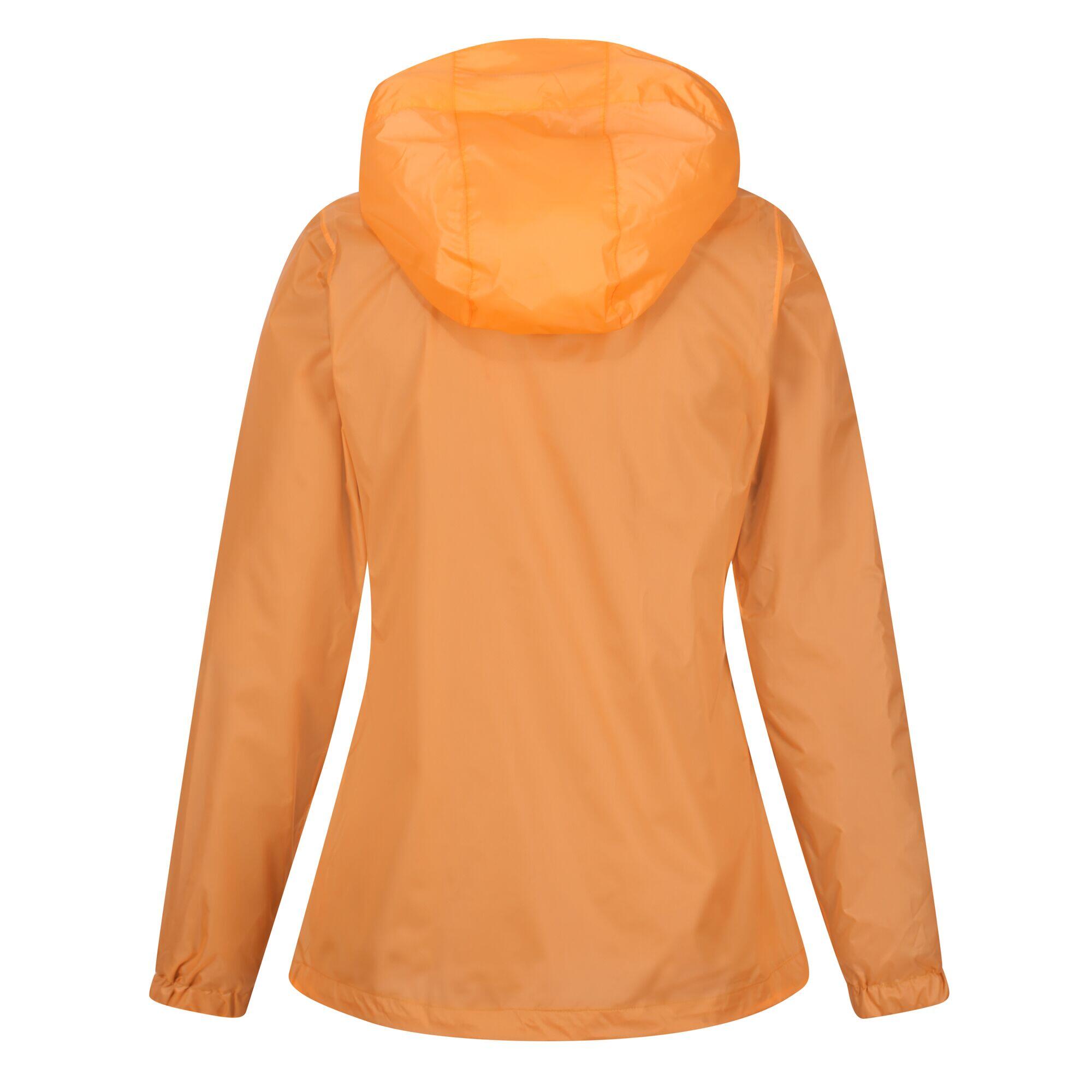 Corinne IV Women's Fitness Waterproof Rain Jacket - Light Orange 4/7