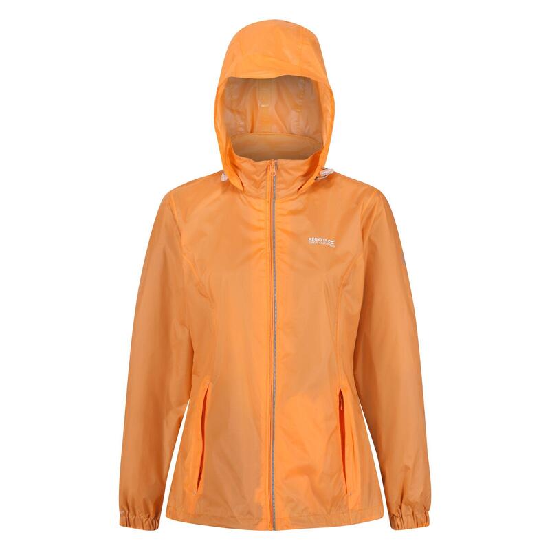 Corinne IV Wasserdichte Fitness Regenjacke für Damen - Hellorange