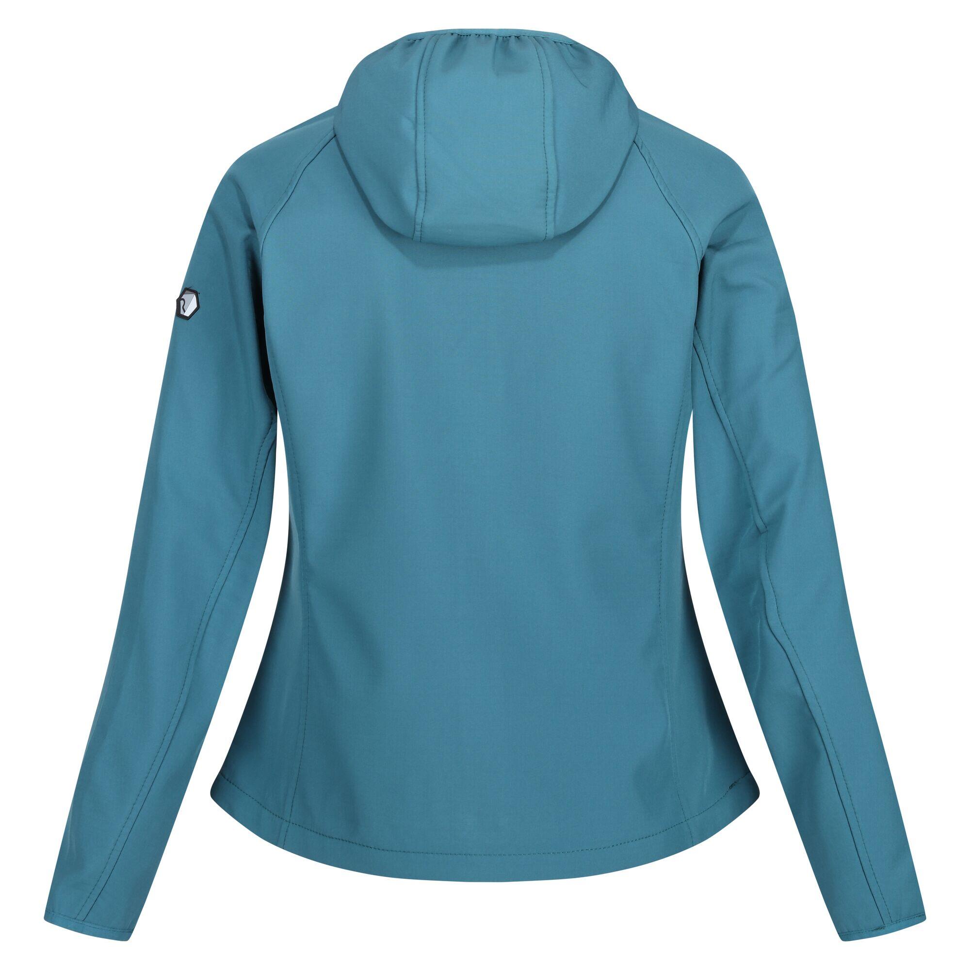 Womens/Ladies Ared III Soft Shell Jacket (Dragonfly Ink) 2/5