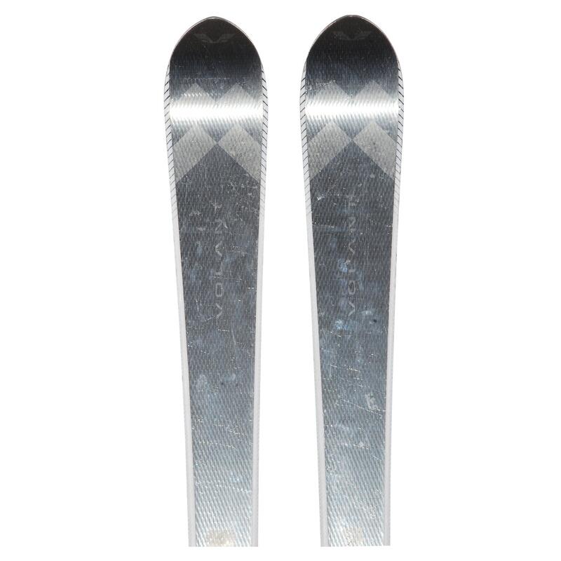 RECONDITIONNE - Ski Volant Silver Spear/spur + Fixations - BON