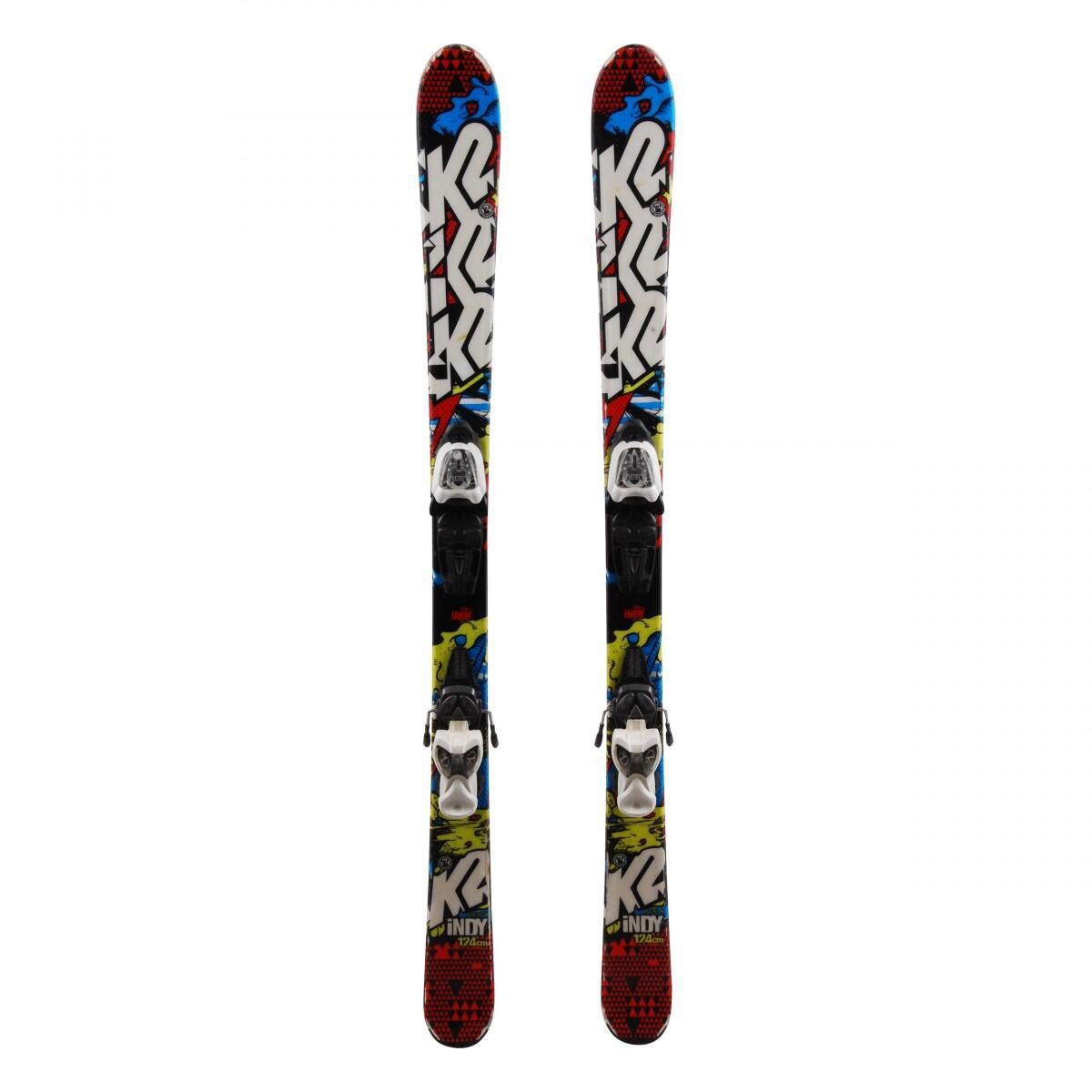 RECONDITIONNE - Ski Junior K2 Indy + Fixations 5/5