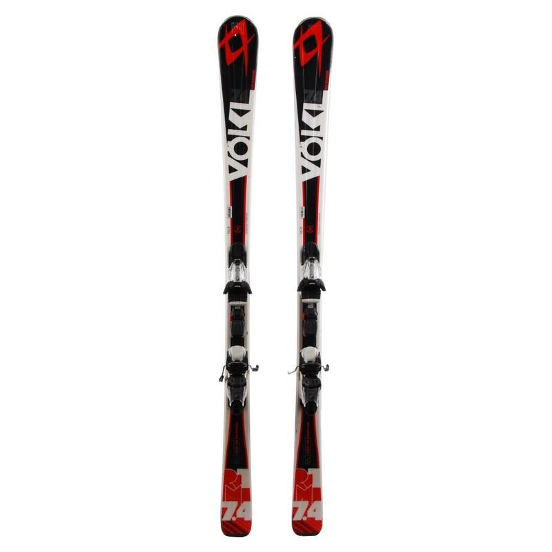 RECONDITIONNE - Ski Volkl Rtm 7.4 + Fixations - BON