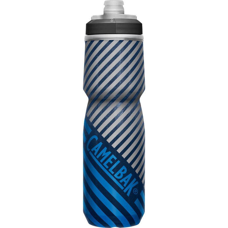 Podium Chill Bike Bottle 700ml (24oz) Navy/Blue Stripe